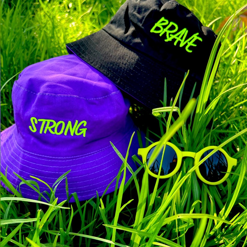 Panama hat with luminous threads in the dark, for children from 3-7 years old.